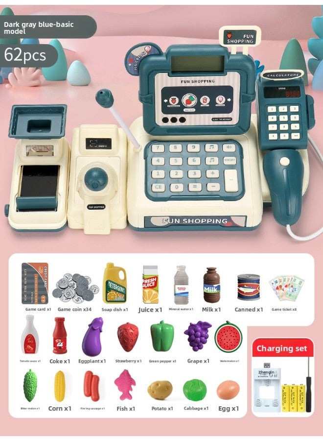 Children's educational toys girls gift suit play house cash register 3 birthday 6 parent-child interaction 4 multiplayer game 5